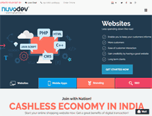 Tablet Screenshot of nuvodev.com